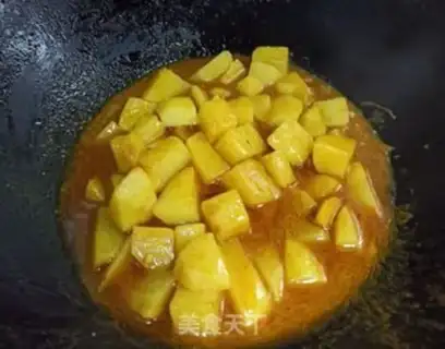 Make Curry potatoes step 7