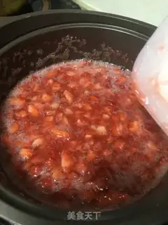 Make Strawberry sauce step 4