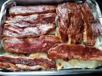 Make Black pepper roasted cowboy bones step 2