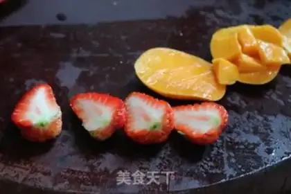 Make Strawberry rolls step 16