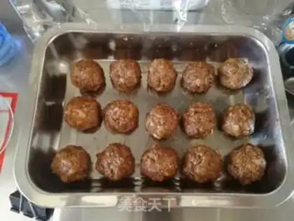 Make Fresh meat mooncake step 2