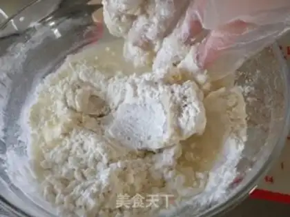 Make Fresh meat mooncake step 4