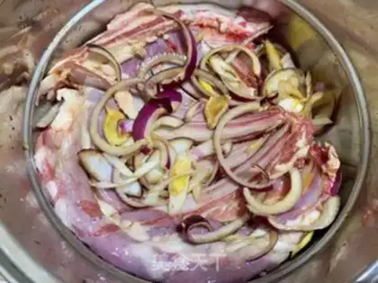 Make The lamb chop step 1