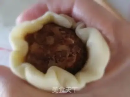 Make Fresh meat mooncake step 15