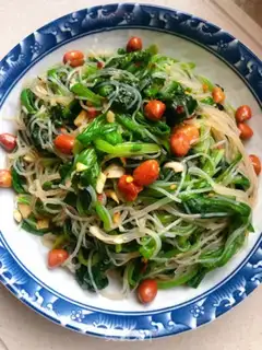 Make A spinach ginseng fan step 3
