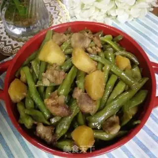 Make Five flowers and potatoes and beans step 8