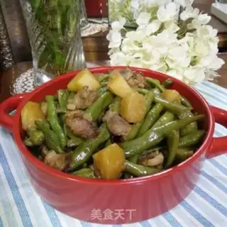 Make Five flowers and potatoes and beans step 9