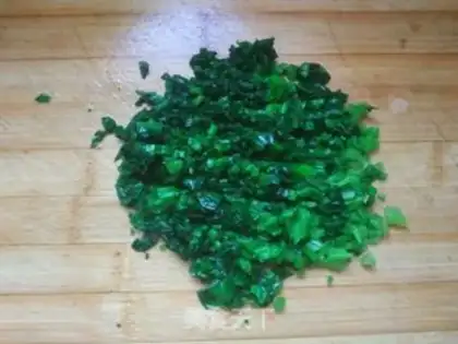 Make Spinach egg rolls step 3