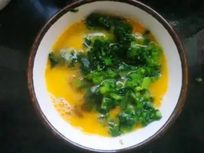 Make Spinach egg rolls step 4