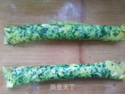 Make Spinach egg rolls step 8