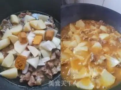 Make Curry potato beef step 8