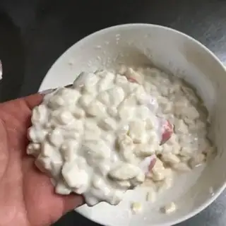 Make Sesame apple cake step 2