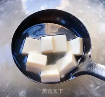 Make Slippery spinach tofu step 4