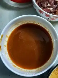 Make Northeast egg sauce step 3