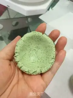 Make Salted egg yolk turquoise step 17