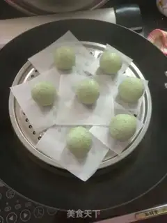 Make Salted egg yolk turquoise step 21