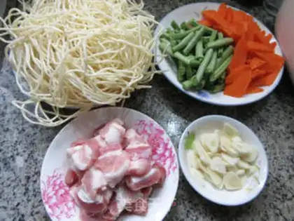 Make Bean bean noodle step 0
