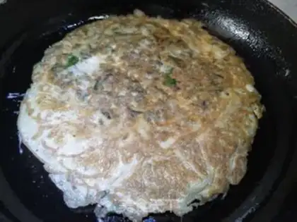 Make Snack eggcake step 4