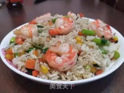 Make Shrimp rice step 3