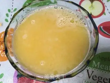 Make Orange lollipop step 1