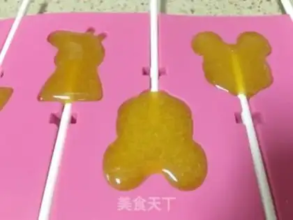 Make Orange lollipop step 7