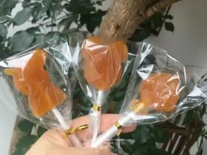 Make Orange lollipop step 10