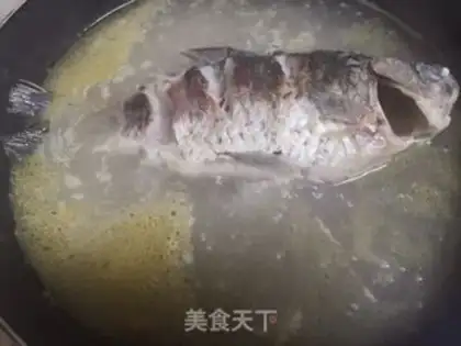 Make Tofu fish soup step 2