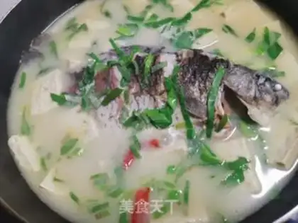 Make Tofu fish soup step 3