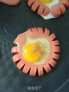 Make Sun fried eggs step 7