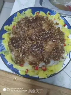 Make Garlic fan dolls step 10