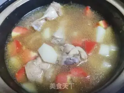 Make Potato chicken leg step 2