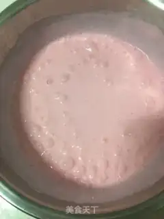 Make Strawberry milk ice cream step 4