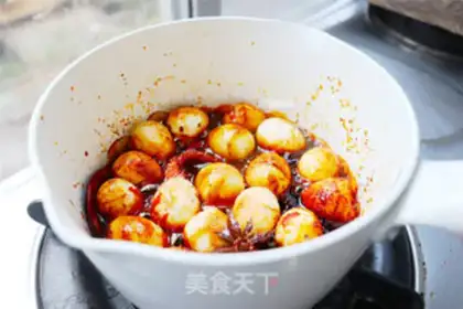 Make Quail eggs step 3