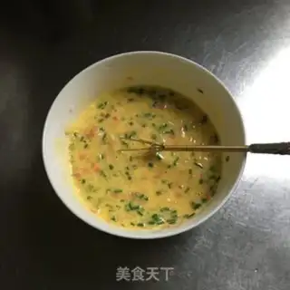 Make Eggcakes with carrots step 2