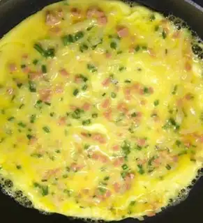 Make Eggcakes with carrots step 4