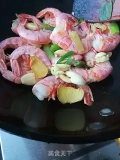 Make Garlic Argentine red shrimp step 3
