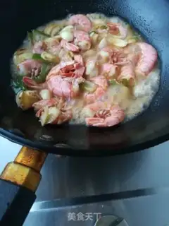 Make Garlic Argentine red shrimp step 4