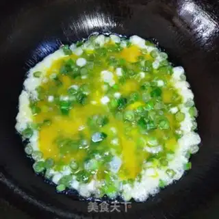 Make ♪ Four seasoned bean garlic fried eggs ♪ step 4