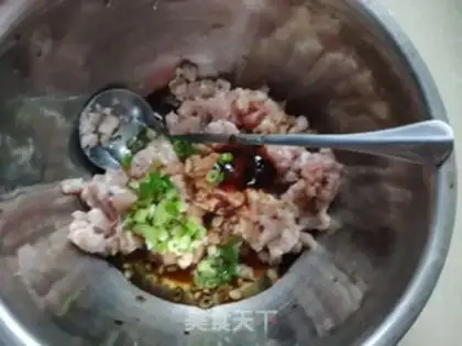 Make Pork dumplings step 6