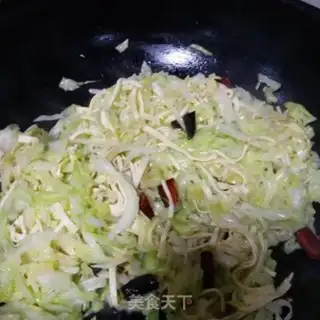 Make Bean-skin and veggie step 3