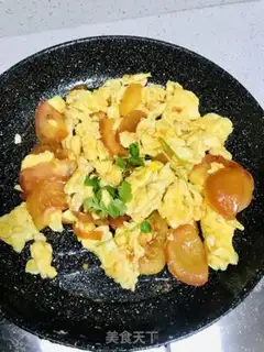 Make Tomato fried eggs step 7