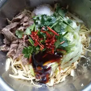 Make Beef silk with tofu step 2