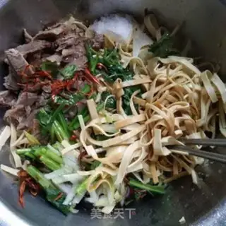 Make Beef silk with tofu step 3