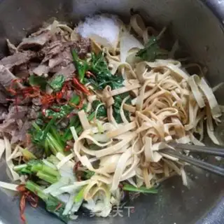 Make Beef silk with tofu step 4