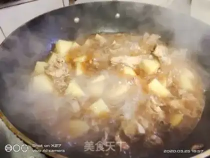 Make Potato chicken step 7
