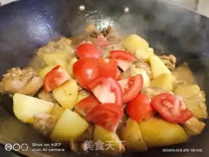 Make Potato chicken step 8