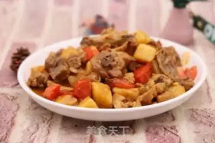 Make Potato chicken step 9