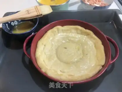 Make Pumpkin fish salt pie step 23