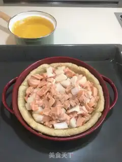 Make Pumpkin fish salt pie step 24