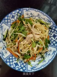 Make Chicken silk noodles step 5